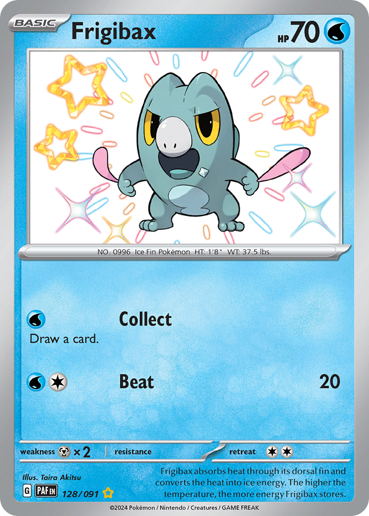 Paldean Fates Frigibax #128/91