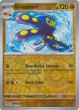 Paldean Fates Grapploct #52/91 reverse holo