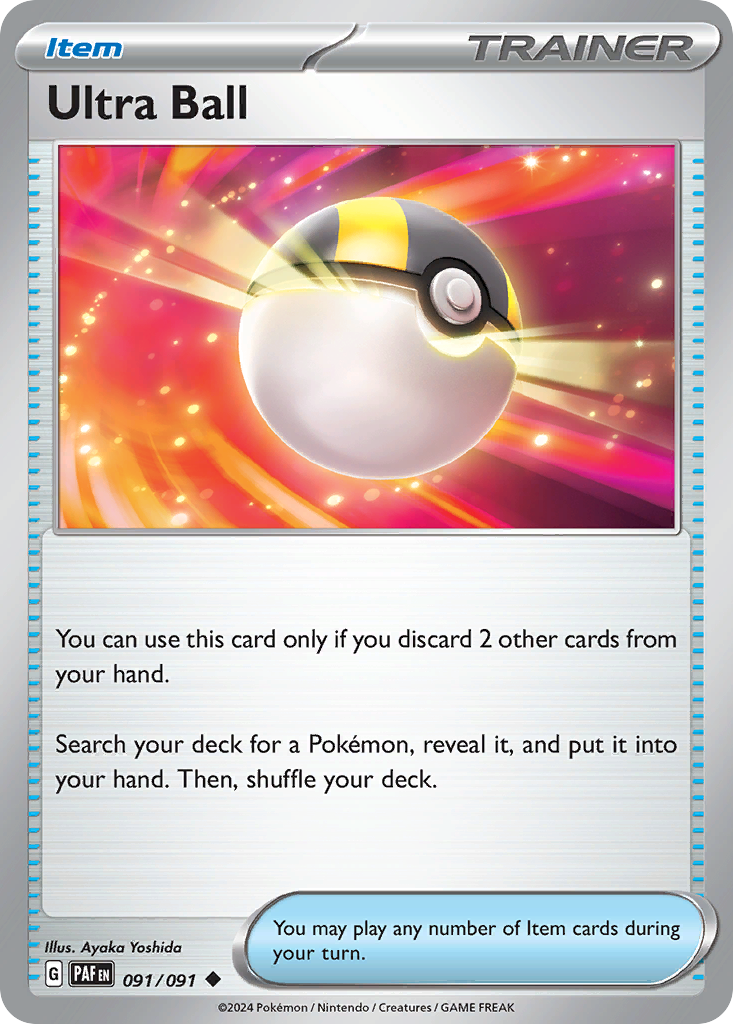 Paldean Fates Ultra Ball #91/91