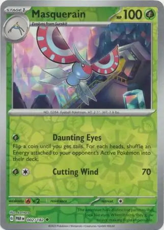 Paradox Rift Masquerain #2/182 reverse holo