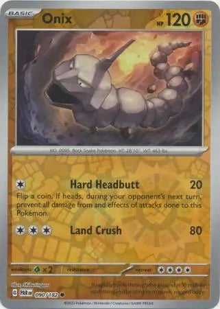 Paradox Rift Onix #90/182 reverse holo