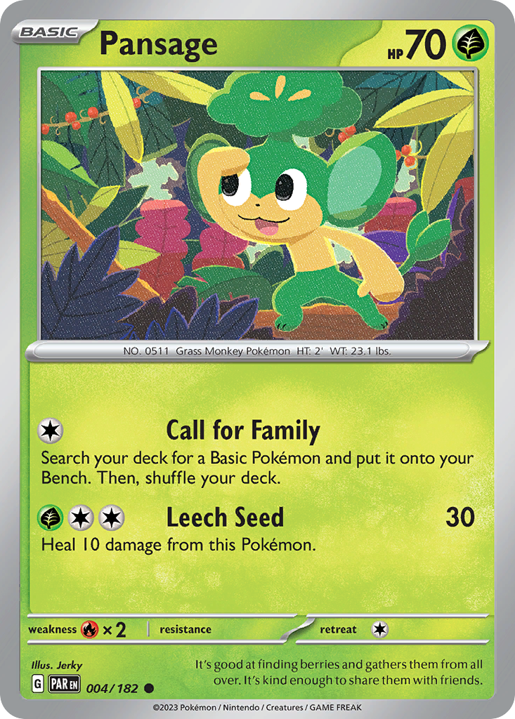 Paradox Rift Pansage #4/182