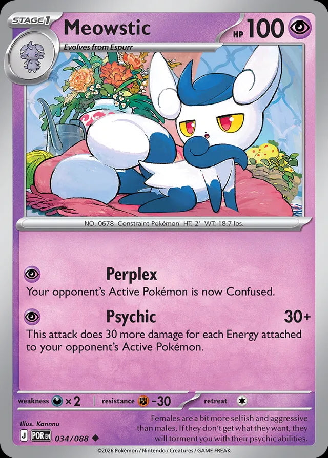 Perfect Order Meowstic #034