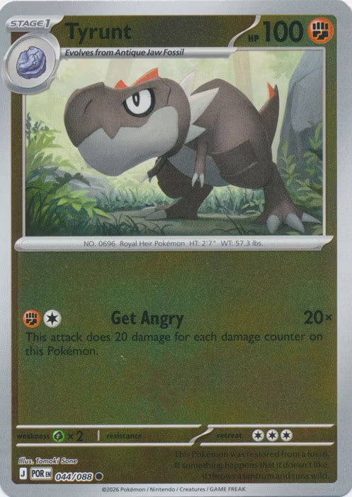Perfect Order Tyrunt #044 reverse holo