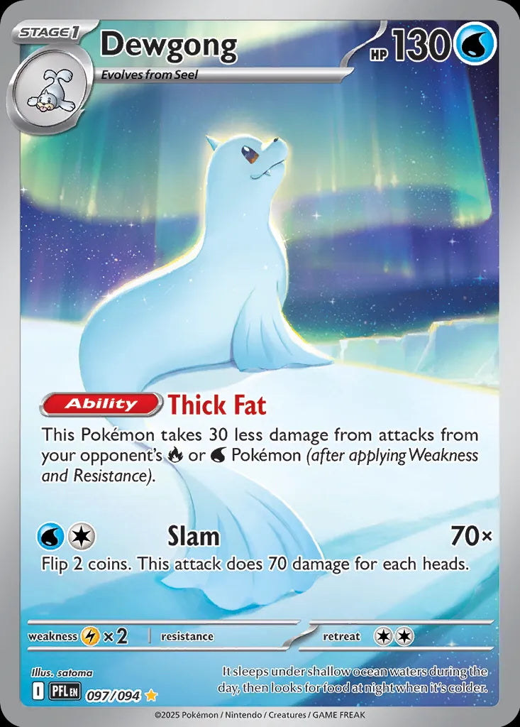Phantasmal Flames Dewgong #097/94
