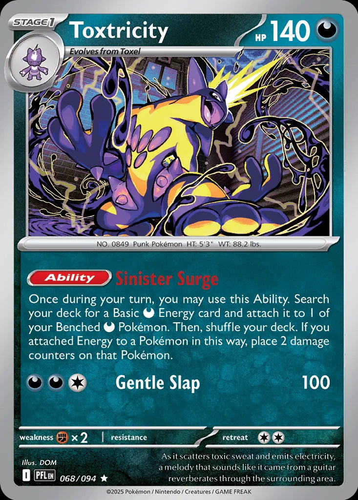 Phantasmal Flames Holo Toxtricity #068/94