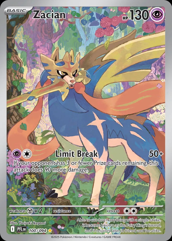 Phantasmal Flames Zacian #100/94