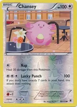 Phantom Forces Chansey #80/119 reverse holo