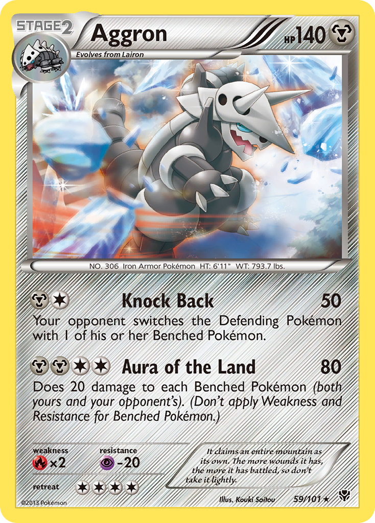 Plasma Blast Aggron #59/101