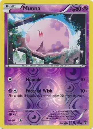 Plasma Blast Munna #39/101 reverse holo