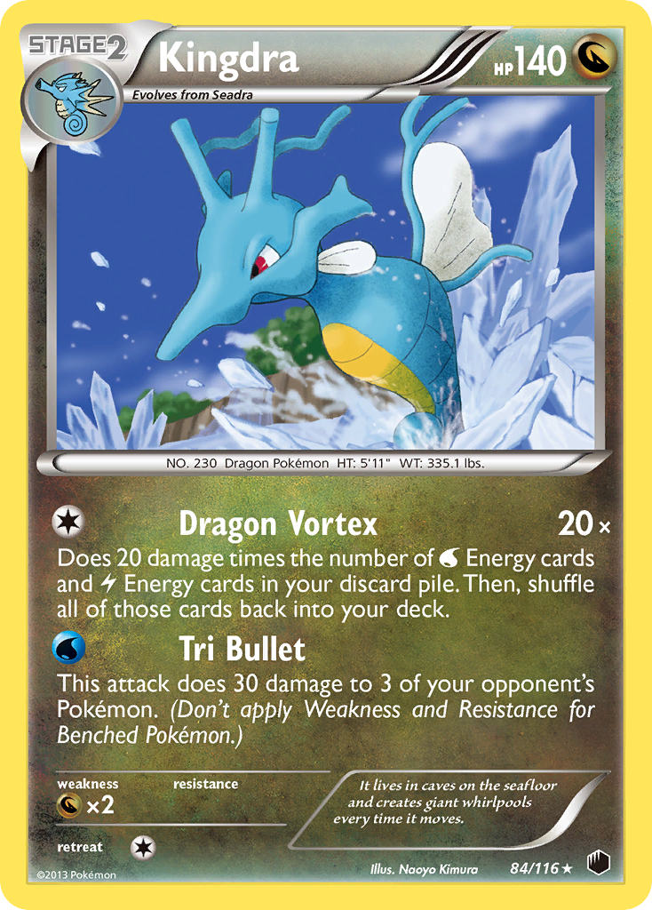 Plasma Freeze Holo Kingdra #84/116