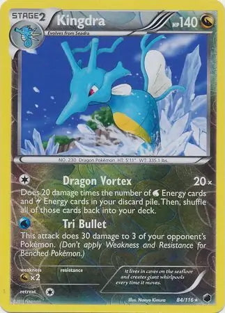 Plasma Freeze Kingdra #84/116 reverse holo