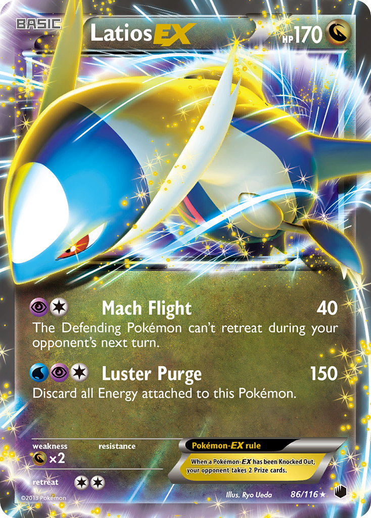 Plasma Freeze Latios EX #86/116