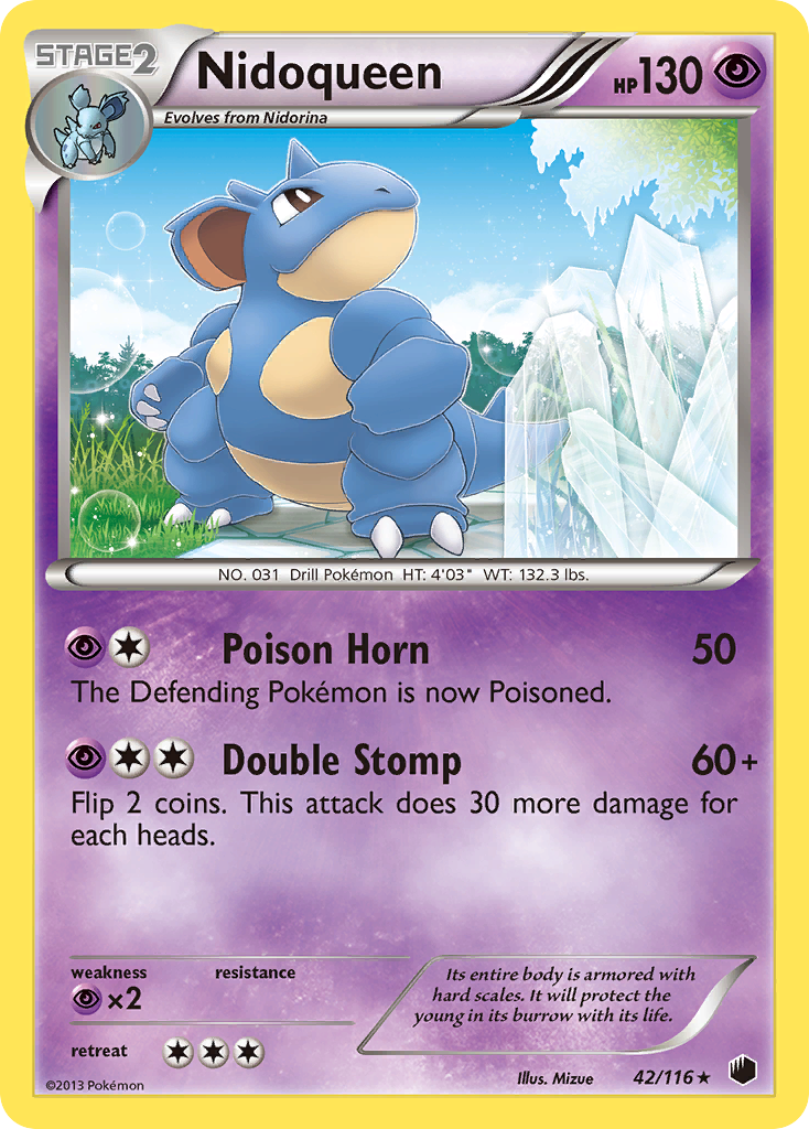 Plasma Freeze Nidoqueen #42/116