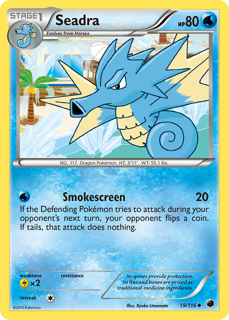 Plasma Freeze Seadra #19/116