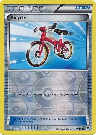 Plasma Storm Bicycle #117/135 reverse holo