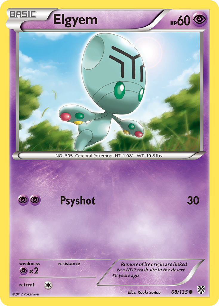 Plasma Storm Elgyem #68/135