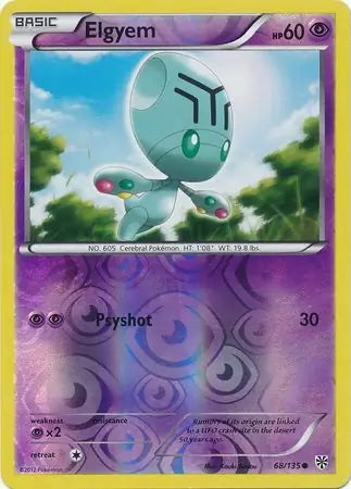 Plasma Storm Elgyem #68/135 reverse holo