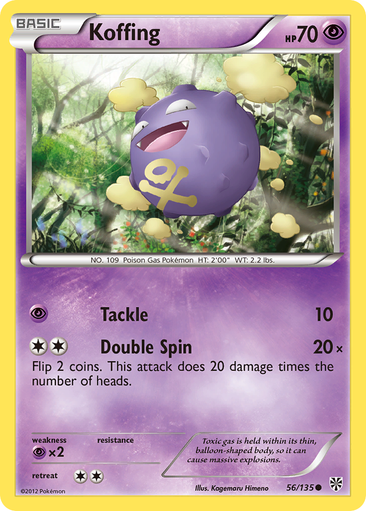Plasma Storm Koffing #56/135