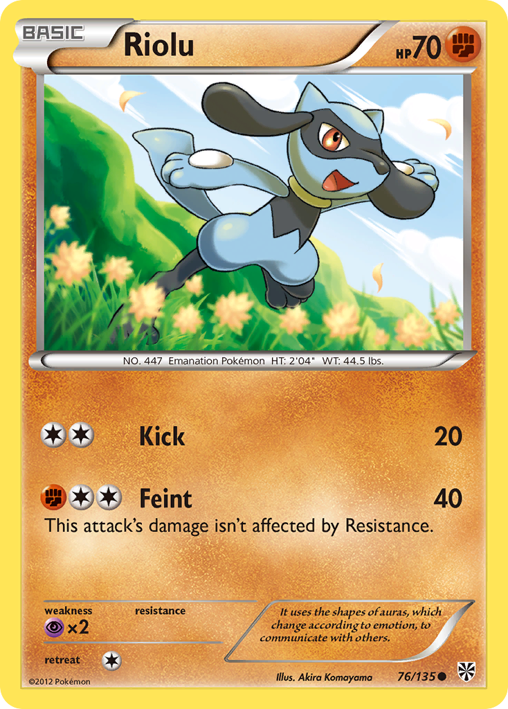 Plasma Storm Riolu #76/135