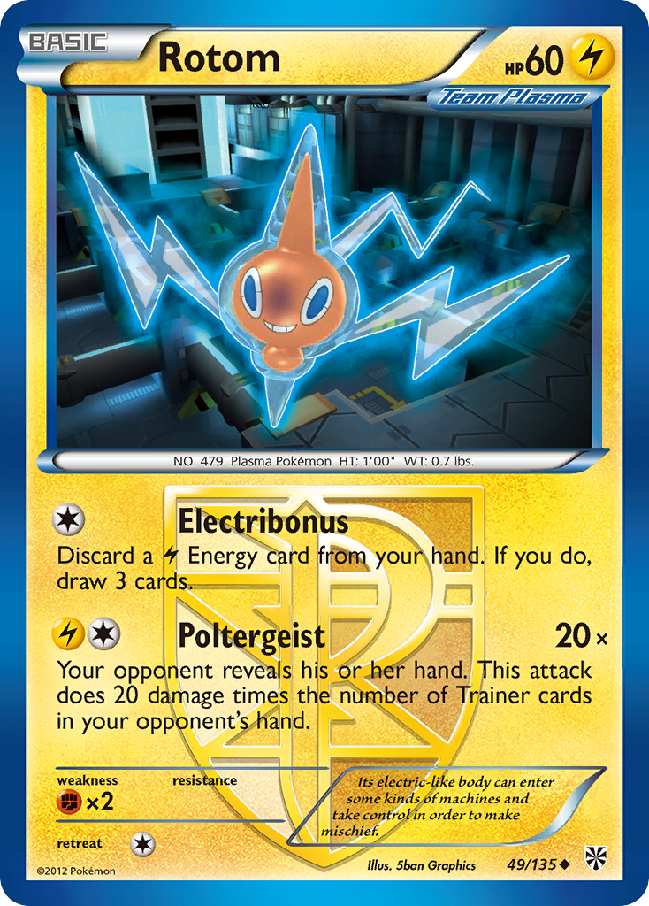 Plasma Storm Rotom #49/135