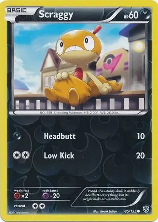 Plasma Storm Scraggy #85/135 reverse holo