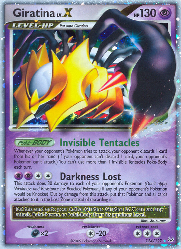 Platinum Giratina LV. X #124/127