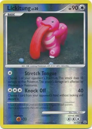 Platinum Lickitung #80/127 reverse holo