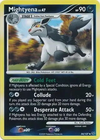 Platinum Mightyena #54/127 reverse holo