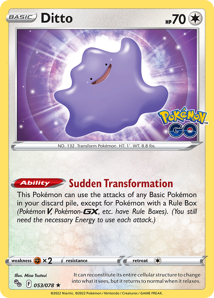 Pokémon Go Ditto #53/78