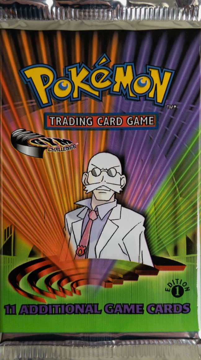Pokémon Gym Challenge First Edition Booster Pack Blaine