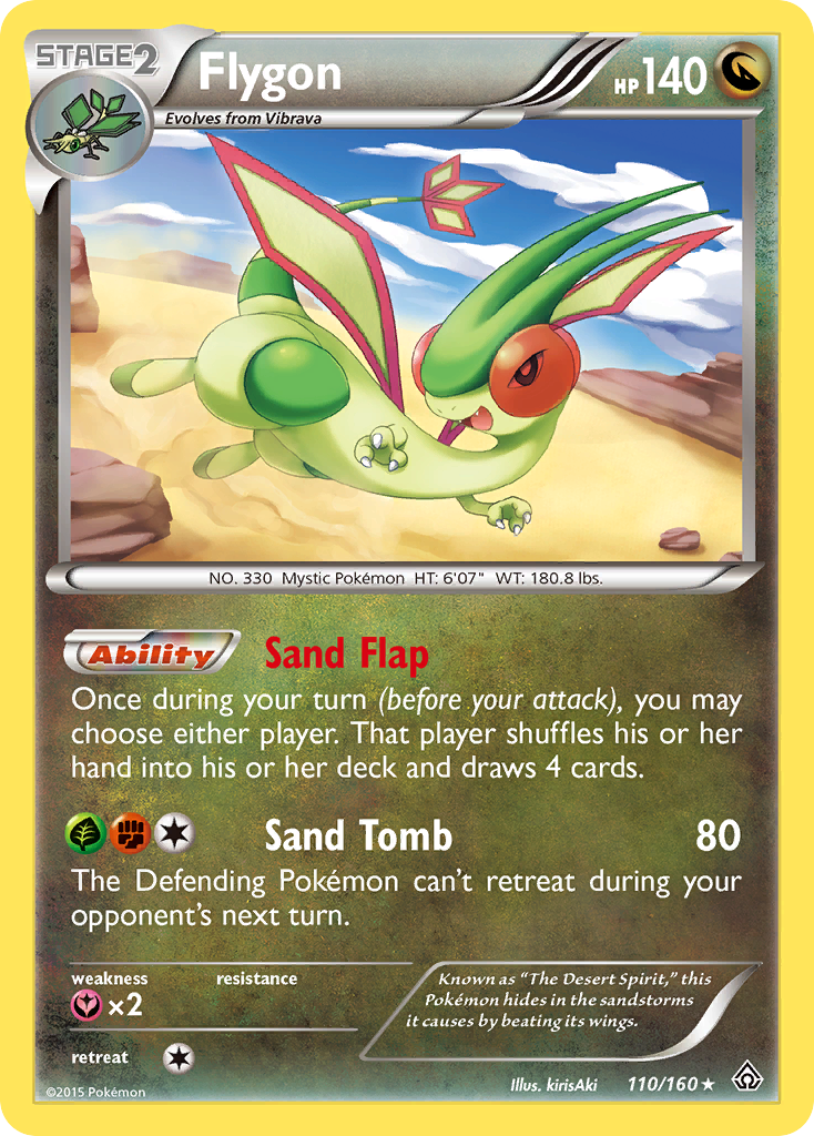 Primal Clash Holo Flygon #110/160