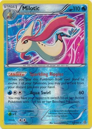 Primal Clash Milotic #44/160 reverse holo