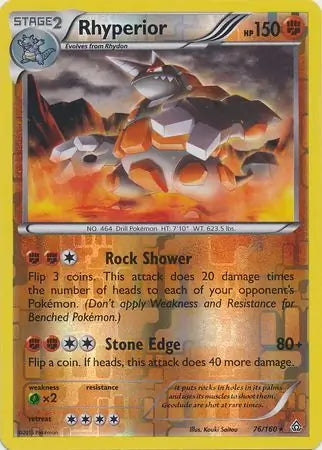 Primal Clash Rhyperior #76/160 reverse holo