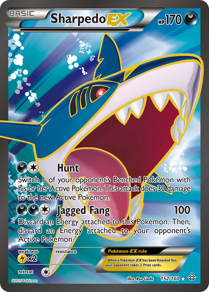 Primal Clash Sharpedo EX #152/160