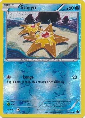 Primal Clash Staryu #32/160 reverse holo