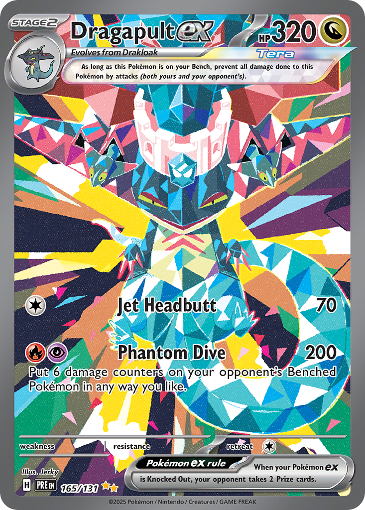 Prismatic Evolutions Dragapult ex #165/131