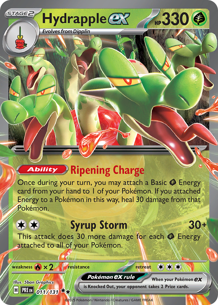Prismatic Evolutions Hydrapple ex #011/131