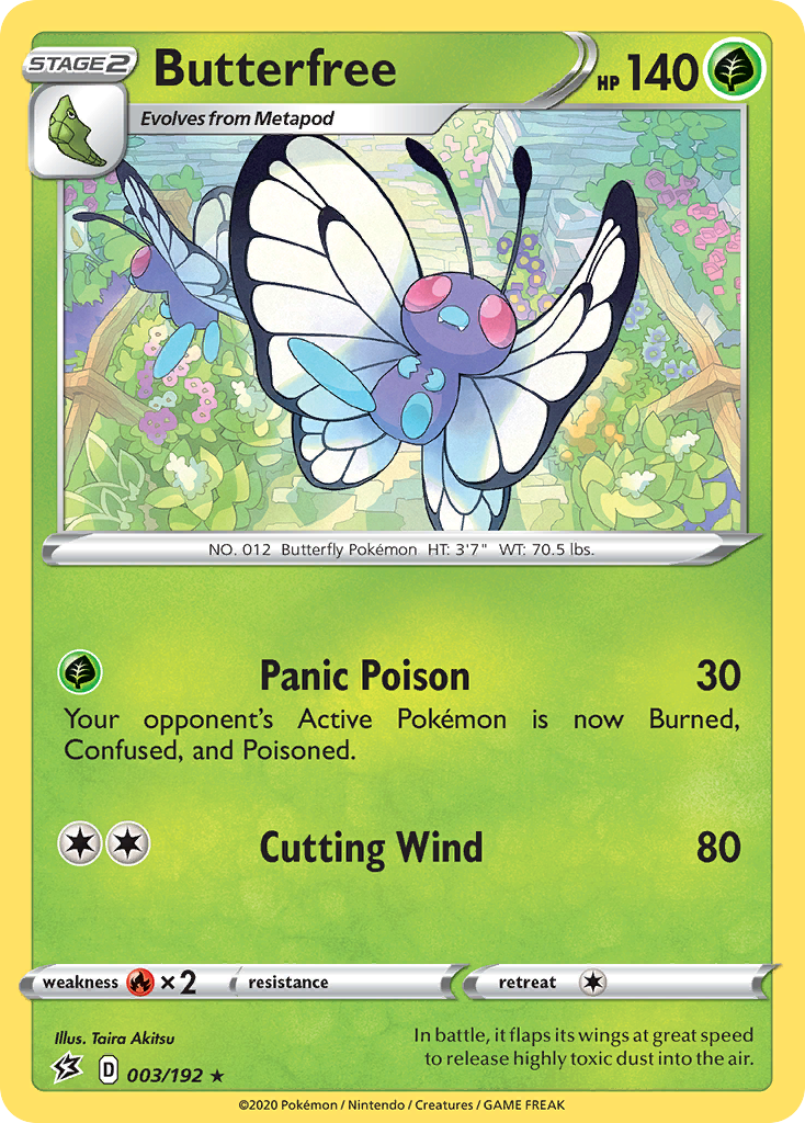 Rebel Clash Butterfree #3/192