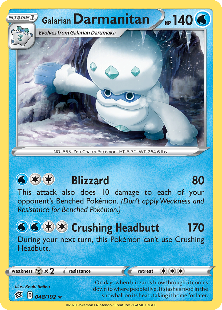 Rebel Clash Galarian Darmanitan #48/192