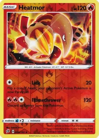 Rebel Clash Heatmor #34/192 reverse holo