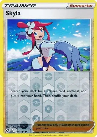 Rebel Clash Skyla #166/192 reverse holo