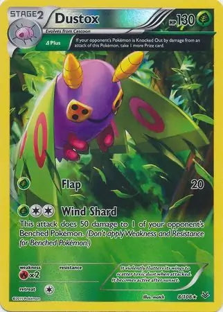 Roaring Skies Dustox #8/108 reverse holo