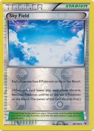 Roaring Skies Sky Field #89/108 reverse holo
