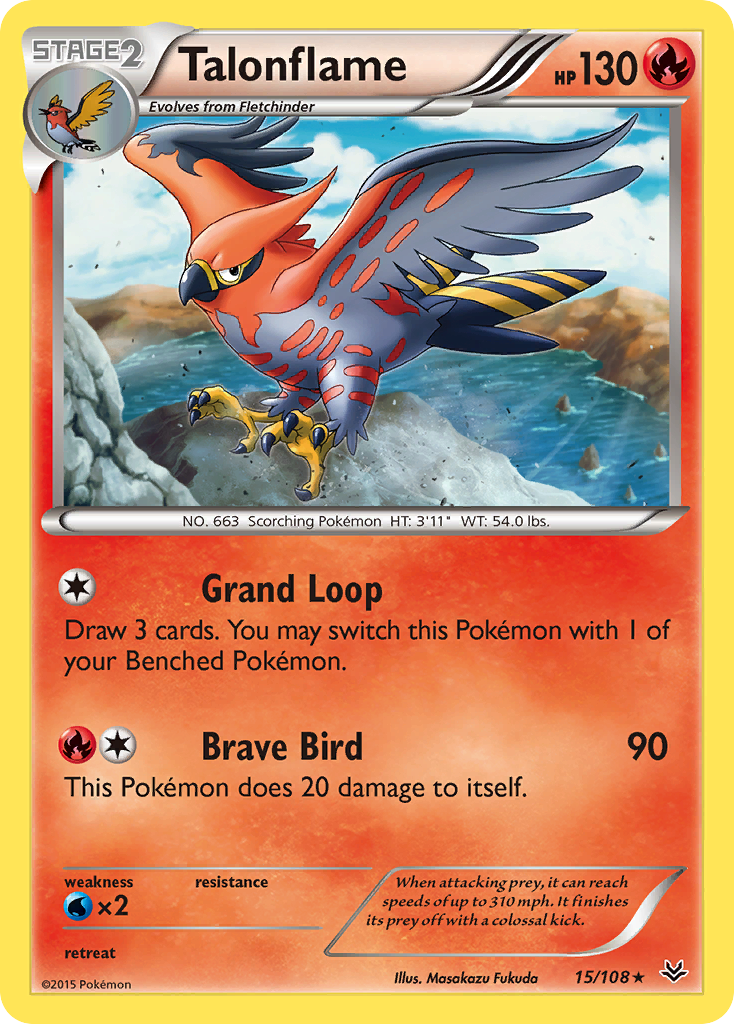 Roaring Skies Talonflame #15/108