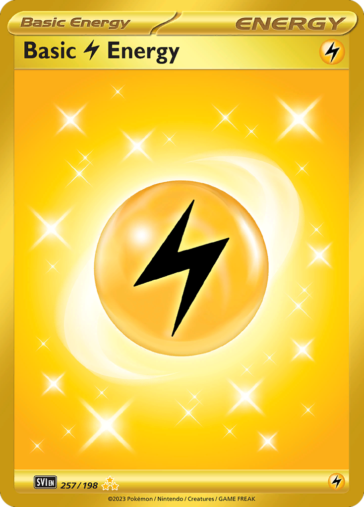 Scarlet & Violet Basic Lightning Energy #257/198