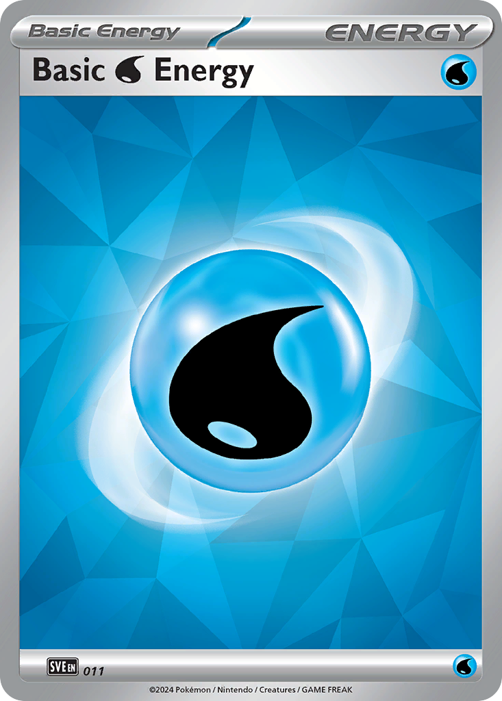 Scarlet & Violet Basic Water Energy #11