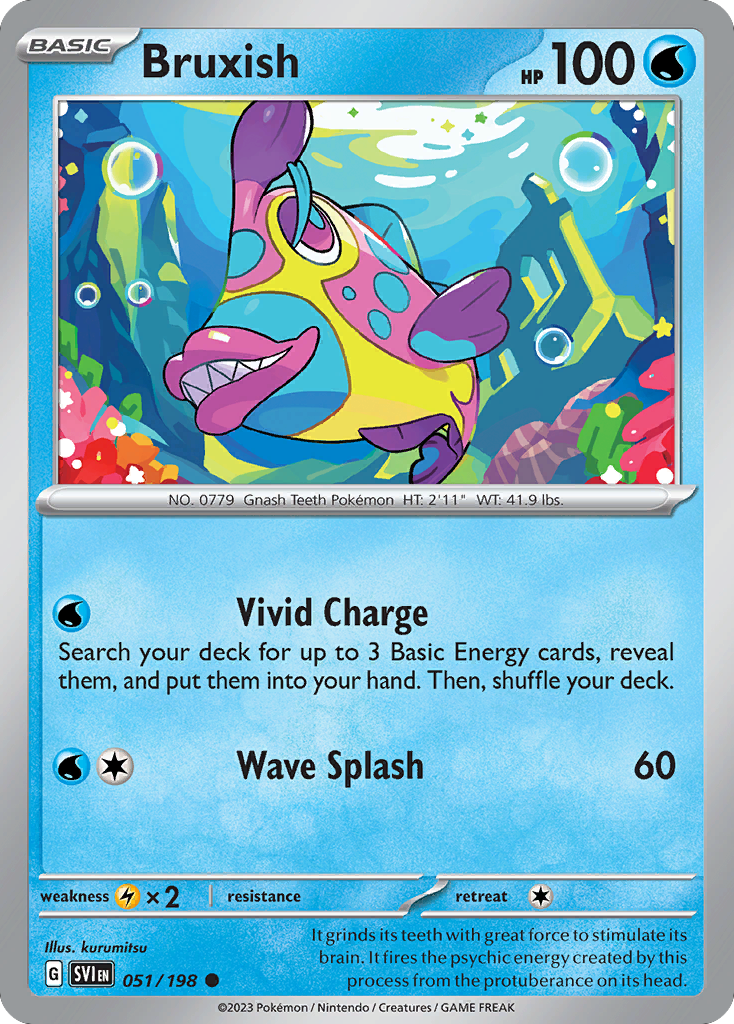 Scarlet & Violet Bruxish #51/198