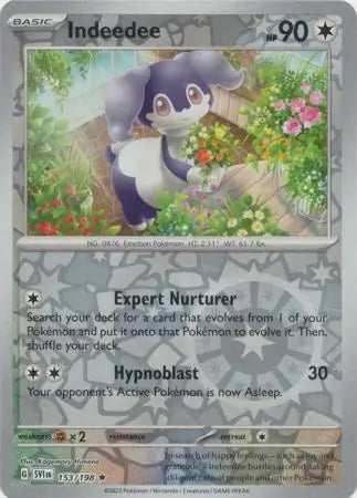 Scarlet & Violet Indeedee #153/198 reverse holo