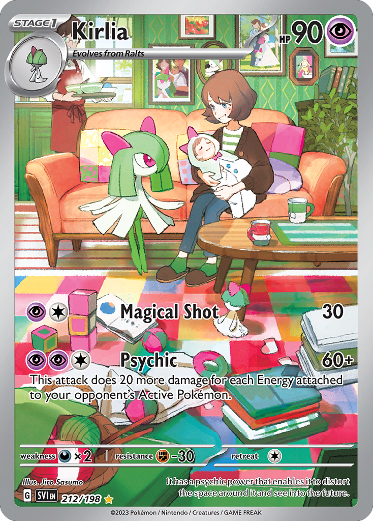 Scarlet & Violet Kirlia #212/198